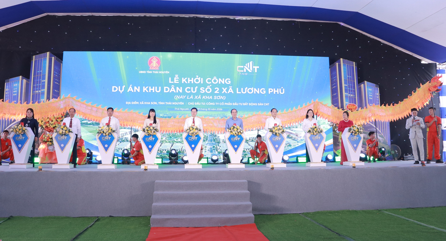 Thái Nguyên: Khởi công khu dân cư hơn 321 tỷ đồng tại xã Kha Sơn